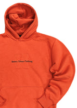 Ανδρικό φούτερ με κουκούλα Henry clothing - 3-657 - hoodie logo πορτοκαλί