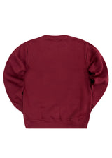 Ανδρικό φούτερ Henry clothing - 3-671 - sweatshirt premium brand logo μπορντό