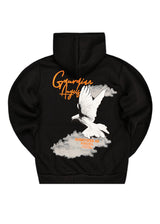 Ανδρικό φούτερ με κουκούλα GUF - CH-102 - guardian angels hoodie μαύρο