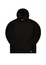 Ανδρικό oversized φούτερ με κουκούλα GUF - KI-110 - Kilit hoodie μαύρο