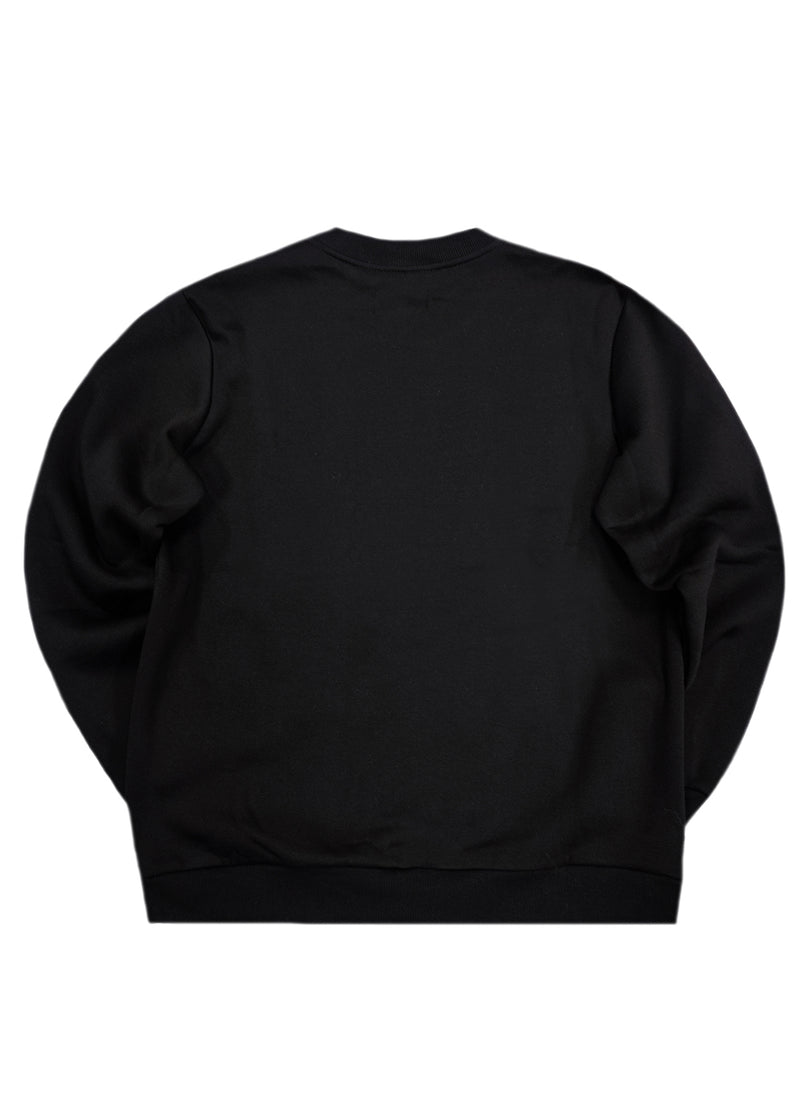 Ανδρικό μακρυμάνικο φούτερ Magicbee - MB24507 - signature sweatshirt μαύρο