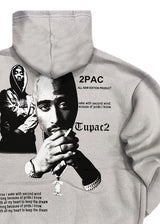 Ανδρικό φούτερ με κουκούλα GUF - CH-100 - Ching Life hoodie γκρι