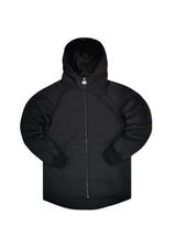 Ζακέτα Vinyl art clothing - 38050-01 - quilted hooded μαύρο