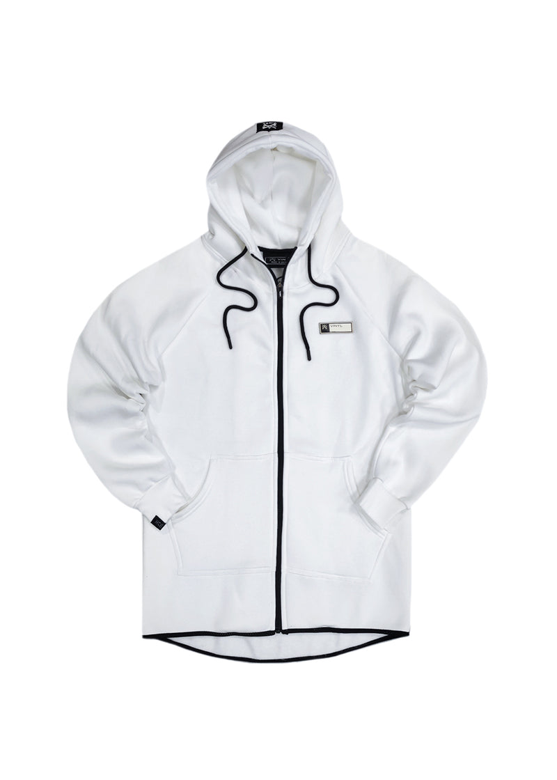 Ζακέτα Vinyl art clothing - 98720-02 - logo classic full-zip λευκό