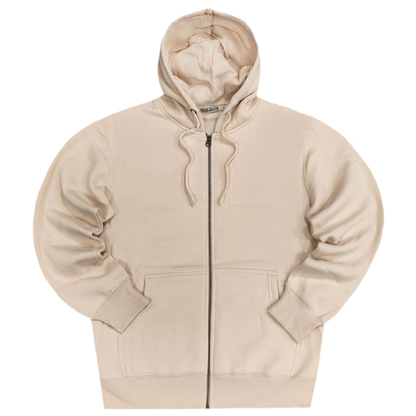 Ανδρική ζακέτα Gang - JX-2521-29 - simple jacket μπεζ