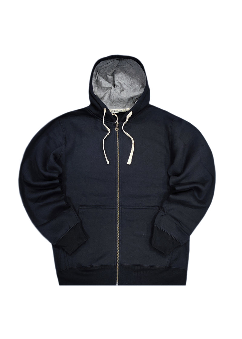 Ανδρική ζακέτα Gang - JX-7521-B - simple jacket σκούρο μπλε