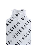 Ανδρική αμάνικη μπλούζα Magic bee - MB2416 - dri-fit detail λευκό