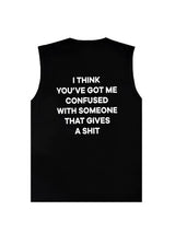 Αμάνικη Μπλούζα Close society - S24-801 - you've got me confused sleeveless tee μαύρο