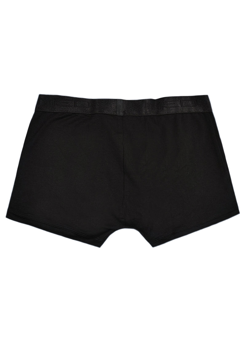 Ανδρικό εσώρουχο μπόξερ MED - LOGAN - 2112280-33-044 - black pattern μαύρο