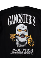 Ανδρικό φούτερ New wave clothing - 242-19 - gangsters evolution μαύρο