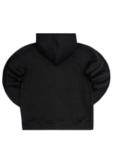 Ανδρικό φούτερ με κουκούλα Henry clothing - 3-651 - hoodie triangle logo μαύρο