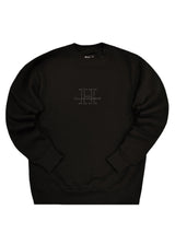 Ανδρικό φούτερ Henry clothing - 3-653 - sweatshirt premium clothing logo μαύρο