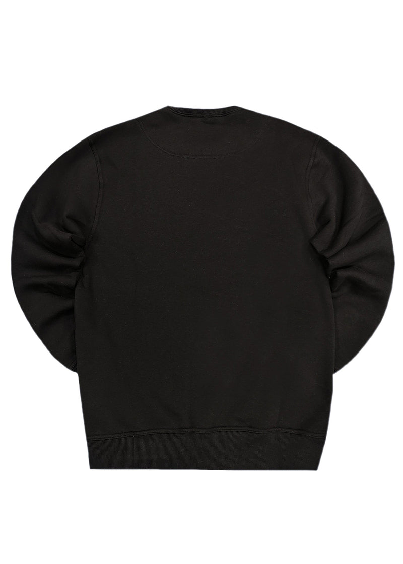 Ανδρικό φούτερ Henry clothing - 3-653 - sweatshirt premium clothing logo μαύρο