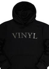 Μακρυμάνικο φούτερ με κουκούλα Vinyl art clothing - 66470-01 - elevated logo μαύρο