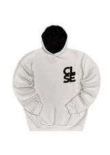 Ανδρικό φούτερ με κουκούλα Close society - C25-205K - white logo hoodie λευκό