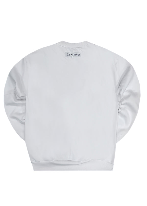 Tony couper  - S24/6 - small cube crewneck - white