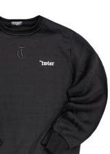 Ανδρικό Μακρυμάνικο φούτερ GUF - ΧΥ-7222Α - twist sweatshirt μαύρο