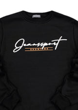 Ανδρικό Μακρυμάνικο φούτερ Gang - XY-7223Α - Jeansport showtime sweatshirt μαύρο