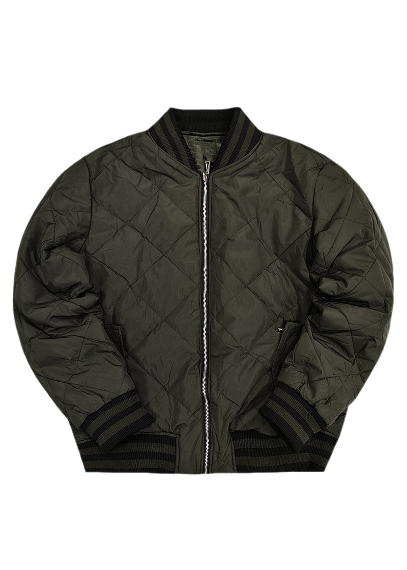 Ανδρικό μπουφάν Gang - 3B105 - double face jacket χακί