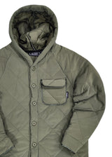 Ανδρικό μπουφάν Vinyl art clothing - 72420-04 - quilted hooded puffer - khaki