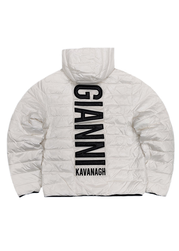 Ανδρικό μπουφάν Gianni Kavanagh - GKM006086 - glossy puffer λευκό