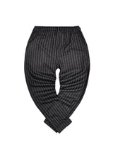 Ανδρικό παντελόνι New wave clothing - 241-33 - classic stripes elegant pants μαύρο