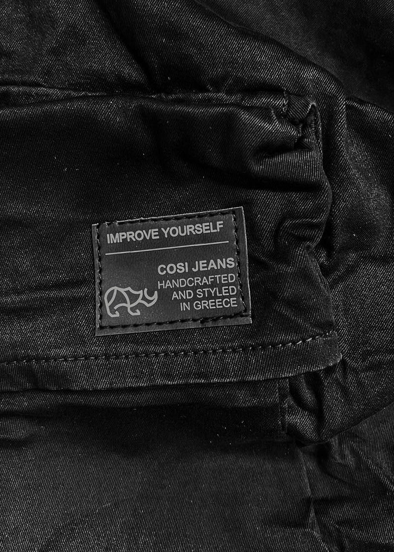 Ανδρικό Παντελόνι Cosi jeans fosse cargo ss23 μαύρο