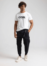 Ανδρικό Παντελόνι Cosi jeans - 62-oppoe - w23 - elasticated μαύρο