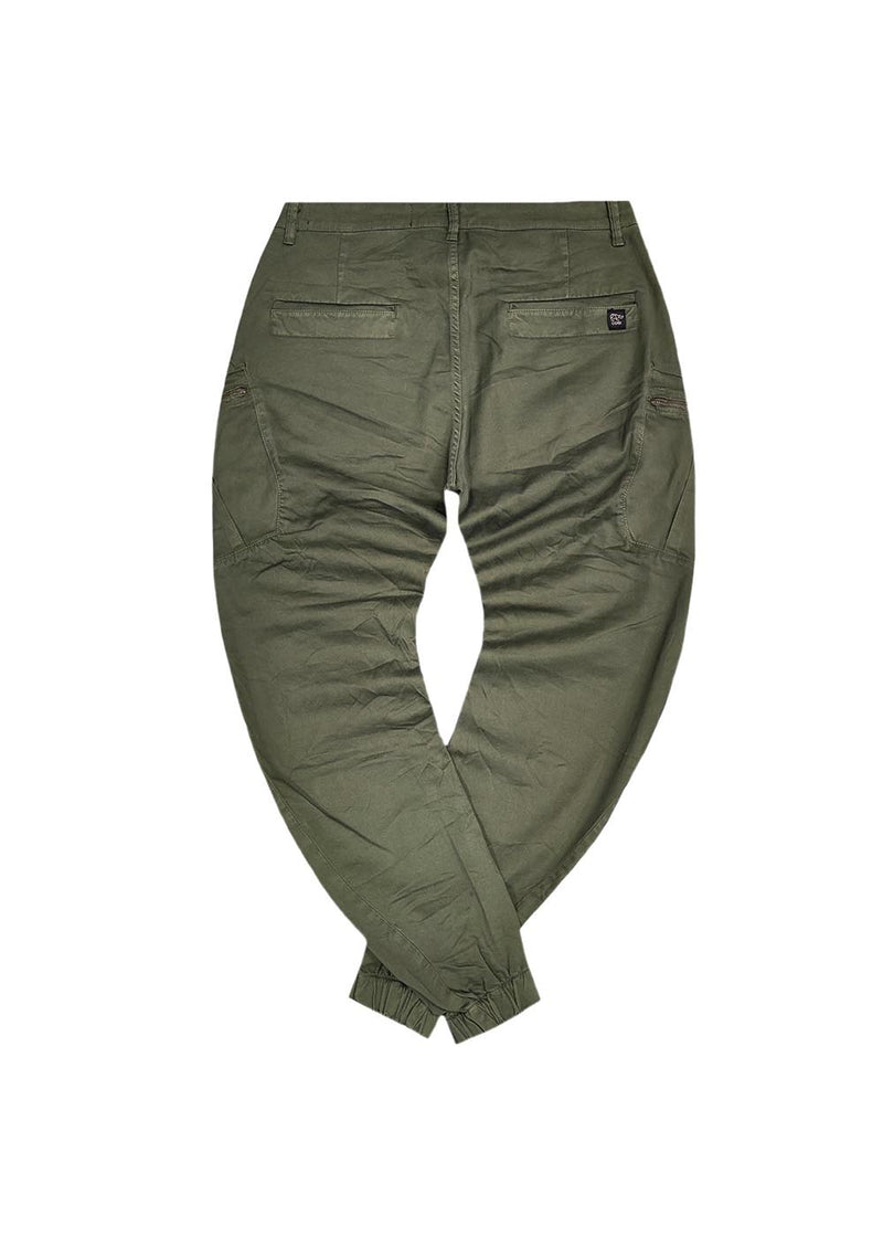 Ανδρικό Παντελόνι Cosi jeans - 62-otte - w23 - elasticated cargo λαδί