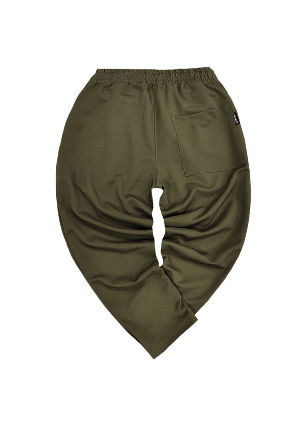 Ανδρικό φθινοπωρινό παντελόνι Henry clothing - 8-033 - simple over pants χακί