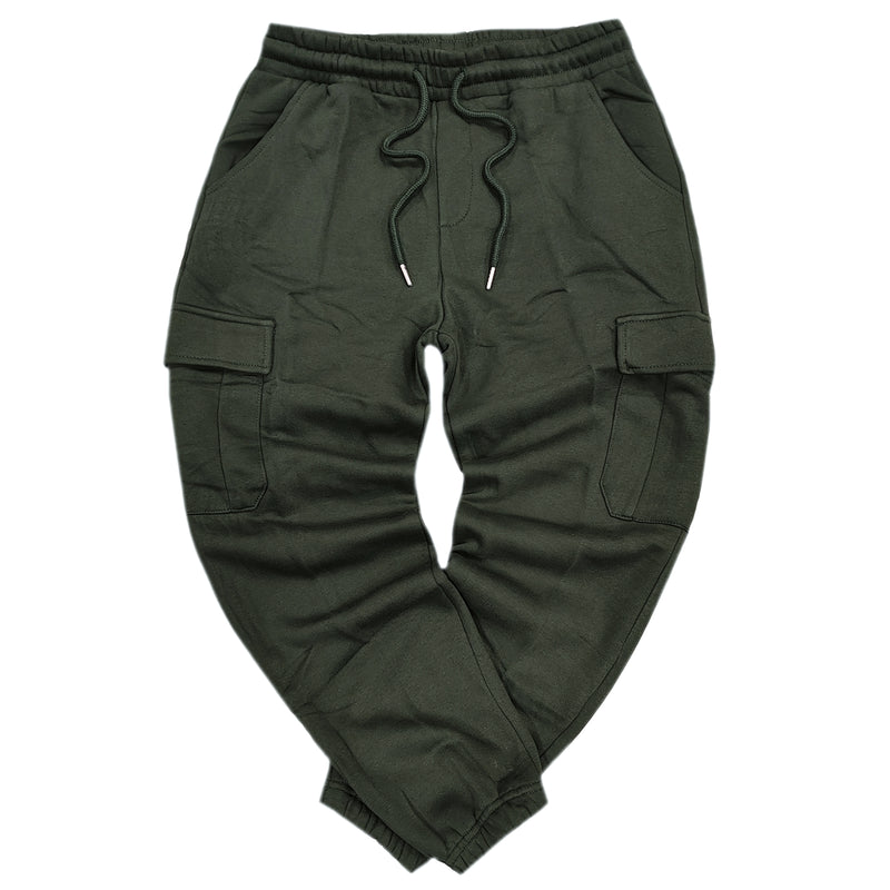 Ανδρική φόρμα Gang - BFP0051 - cargo pants χακί