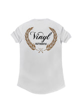 Ανδρική κοντομάνικη μπλούζα Vinyl art clothing - 24533-02 - authentic logo λευκό