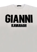 Ανδρική κοντομάνικη μπλούζα Gianni Kavanagh - GKM006212 - feeling tee λευκό