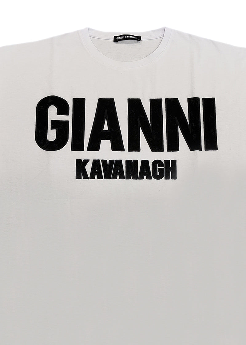 Ανδρική κοντομάνικη μπλούζα Gianni Kavanagh - GKM006212 - feeling tee λευκό