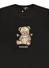 Κοντομάνικη μπλούζα Magic bee - MB2412 - reflective teddy μαύρο