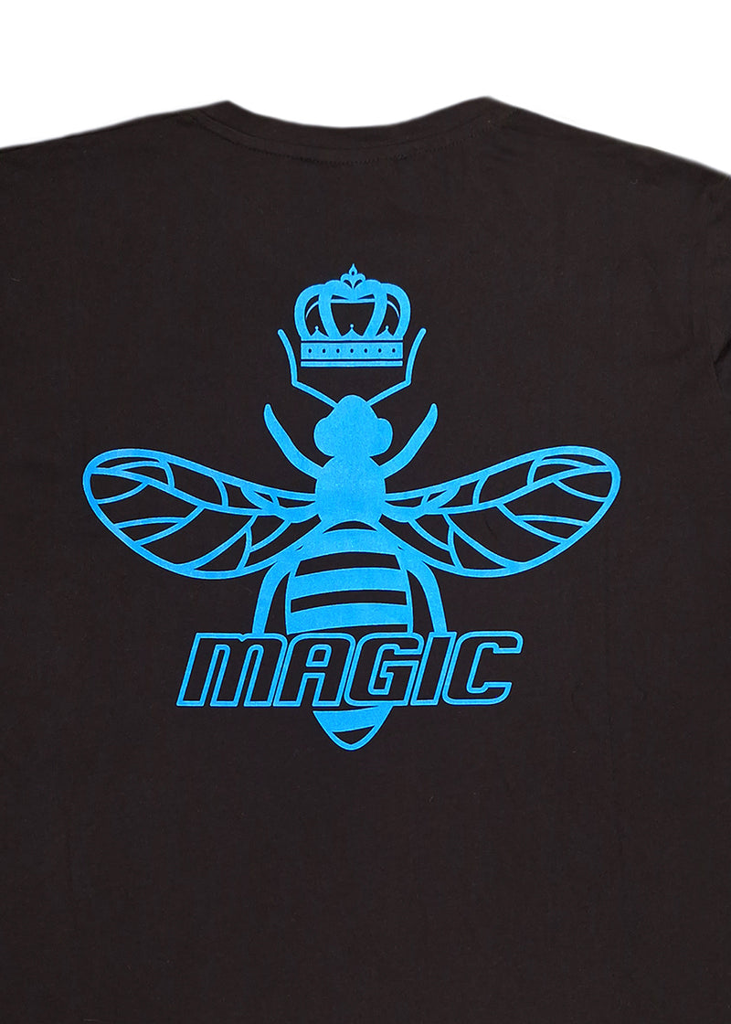 Κοντομάνικη μπλούζα Magic bee - MB2418 - back logo μαύρο