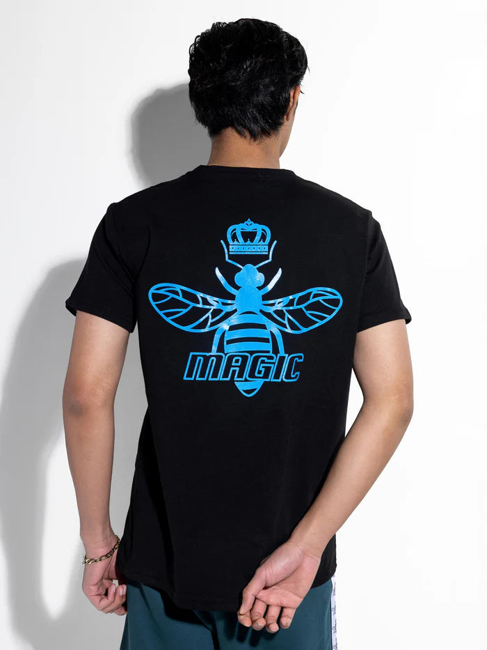 Κοντομάνικη μπλούζα Magic bee - MB2418 - back logo μαύρο