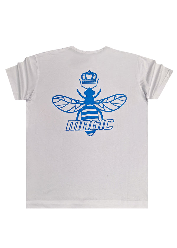 Κοντομάνικη μπλούζα Magic bee - MB2418 - back logo λευκό