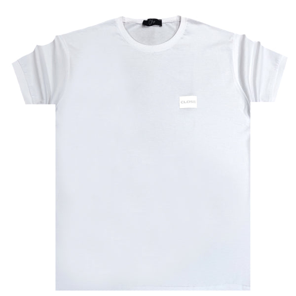 Close society - S24-220 - plastic logo tee - white