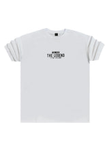 GUF CLOTHING Ανδρική κοντομάνικη μπλούζα λευκή The Legend Z-1060-white