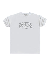 Ανδρική κοντομάνικη μπλούζα GUF - Z-1095 - regular fit λευκό