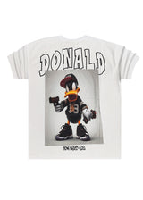 Ανδρική κοντομάνικη μπλούζα GUF - Z-1095 - regular fit λευκό