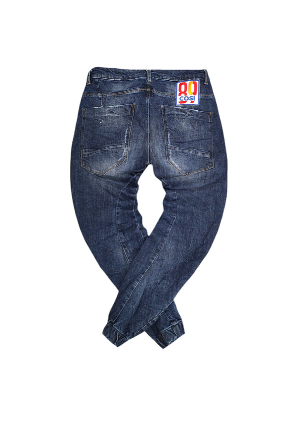 Ανδρικό Jean Παντελόνι Cosi jeans - 62-tiago 2 - w23 - elasticated μπλε