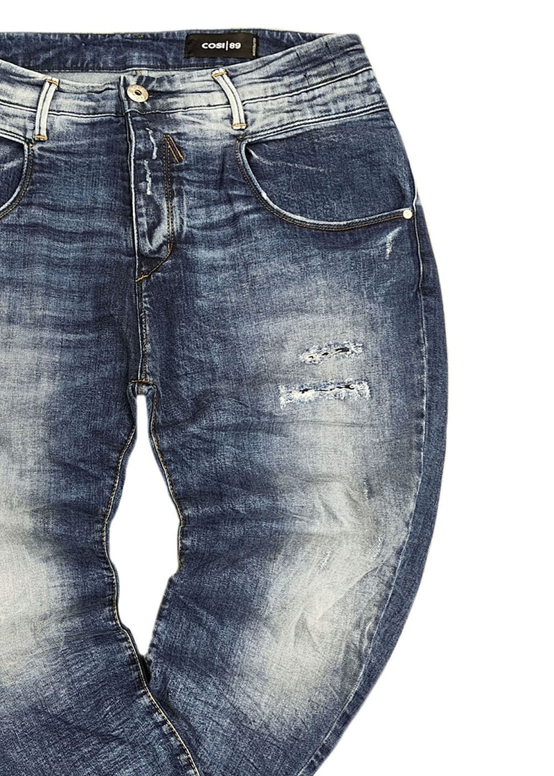 Ανδρικό Jean Παντελόνι Cosi jeans - 63-maggio 3 - SS24 - elasticated μπλε