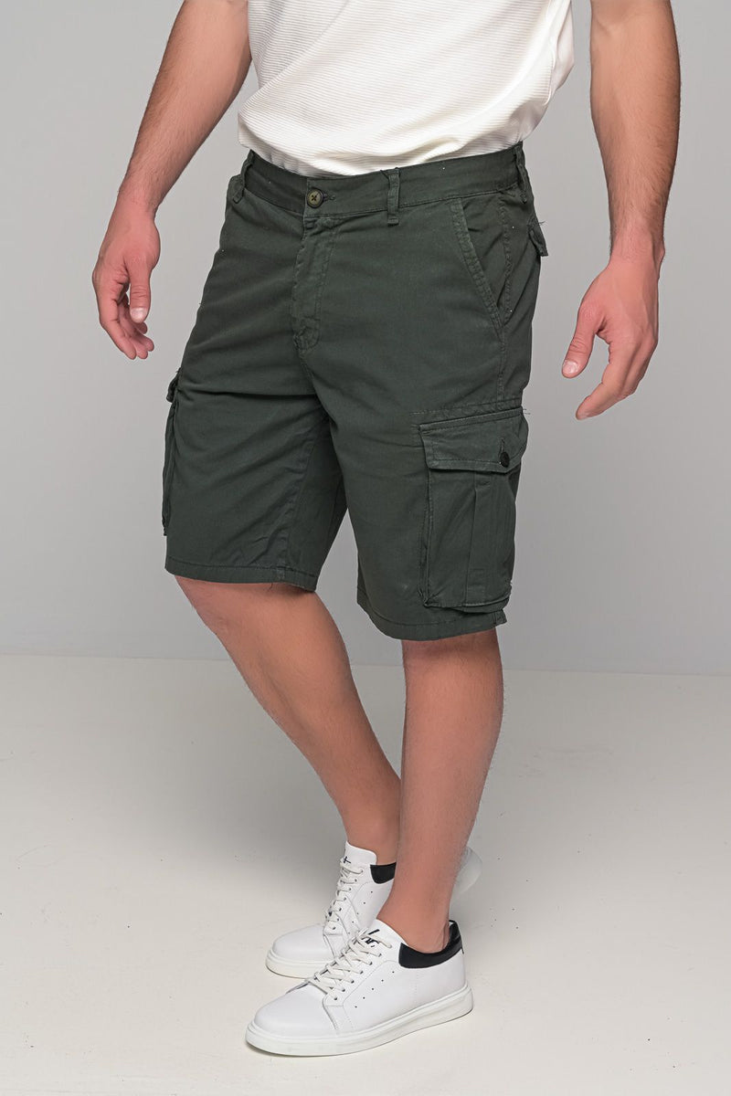 Ben tailor - BENT.0759 - cargo roots shorts - dark olive