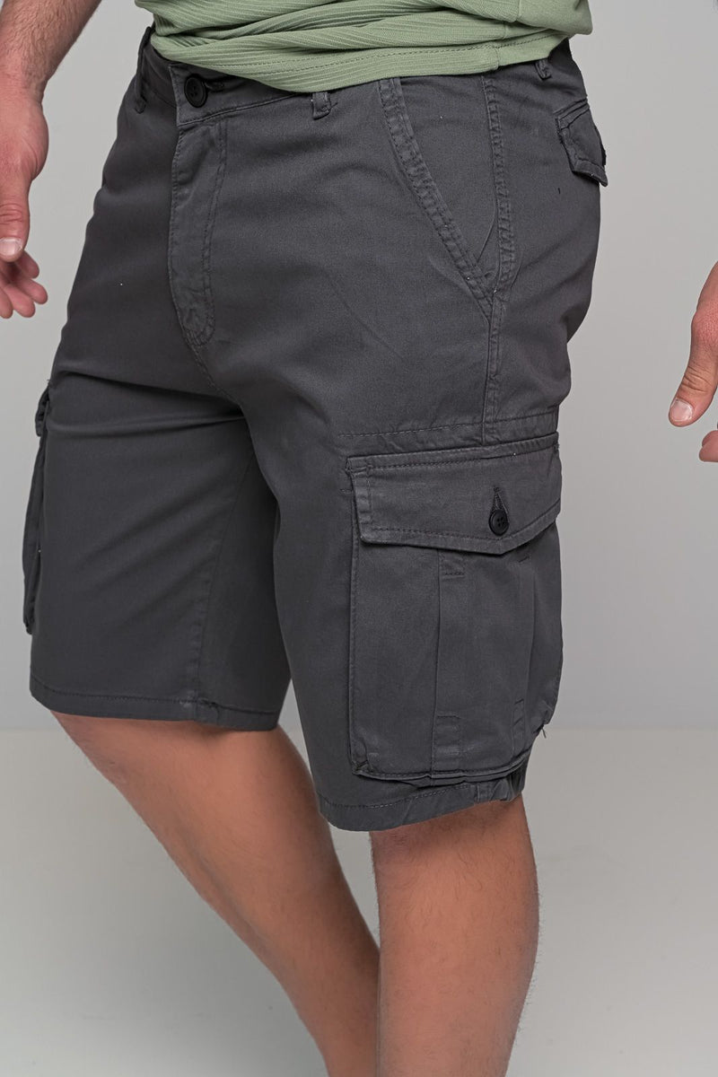 Ben tailor - BENT.0759 - cargo roots shorts - charcoal