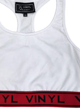 Γυναικείο Μπουστάκι Vinyl art clothing - 27200-02 - bra top λευκό