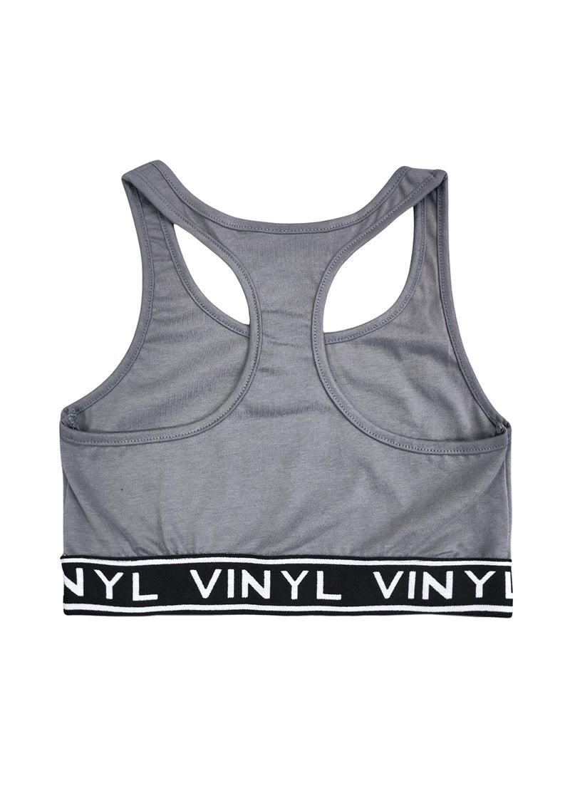 Γυναικείο Μπουστάκι Vinyl art clothing - 27200-09 - bra top γκρί