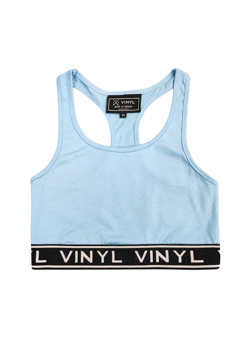 Γυναικείο Μπουστάκι Vinyl art clothing - 27200-24 - bra top γαλάζιο