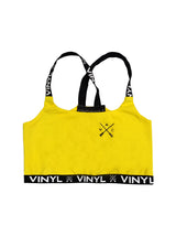 Γυναικείο Μπουστάκι Vinyl art clothing - 27892-99 - bra top regular fit κίτρινο